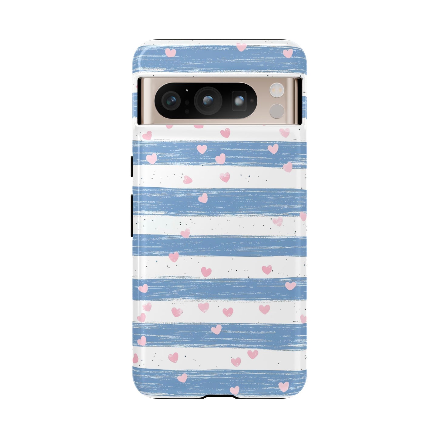 iPhone Case – Blue and White Pattern