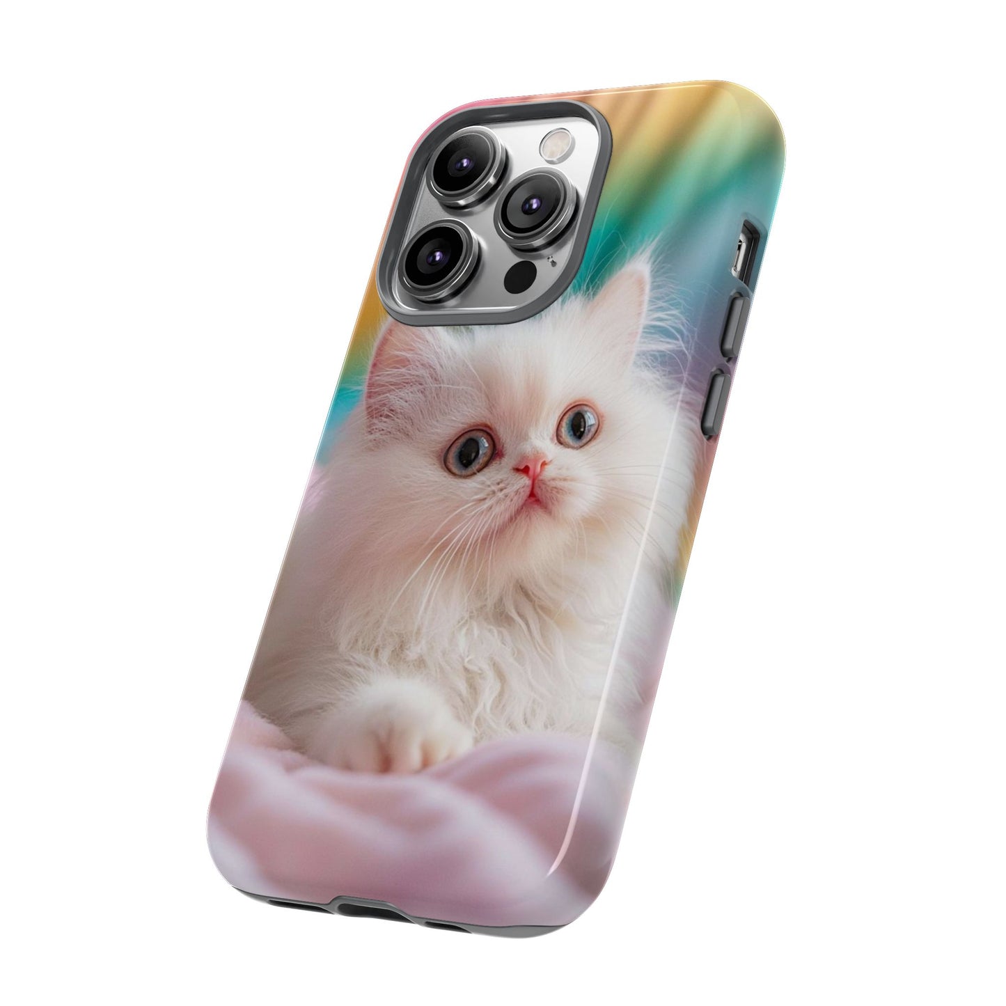 iPhone Case - Cute White Cat