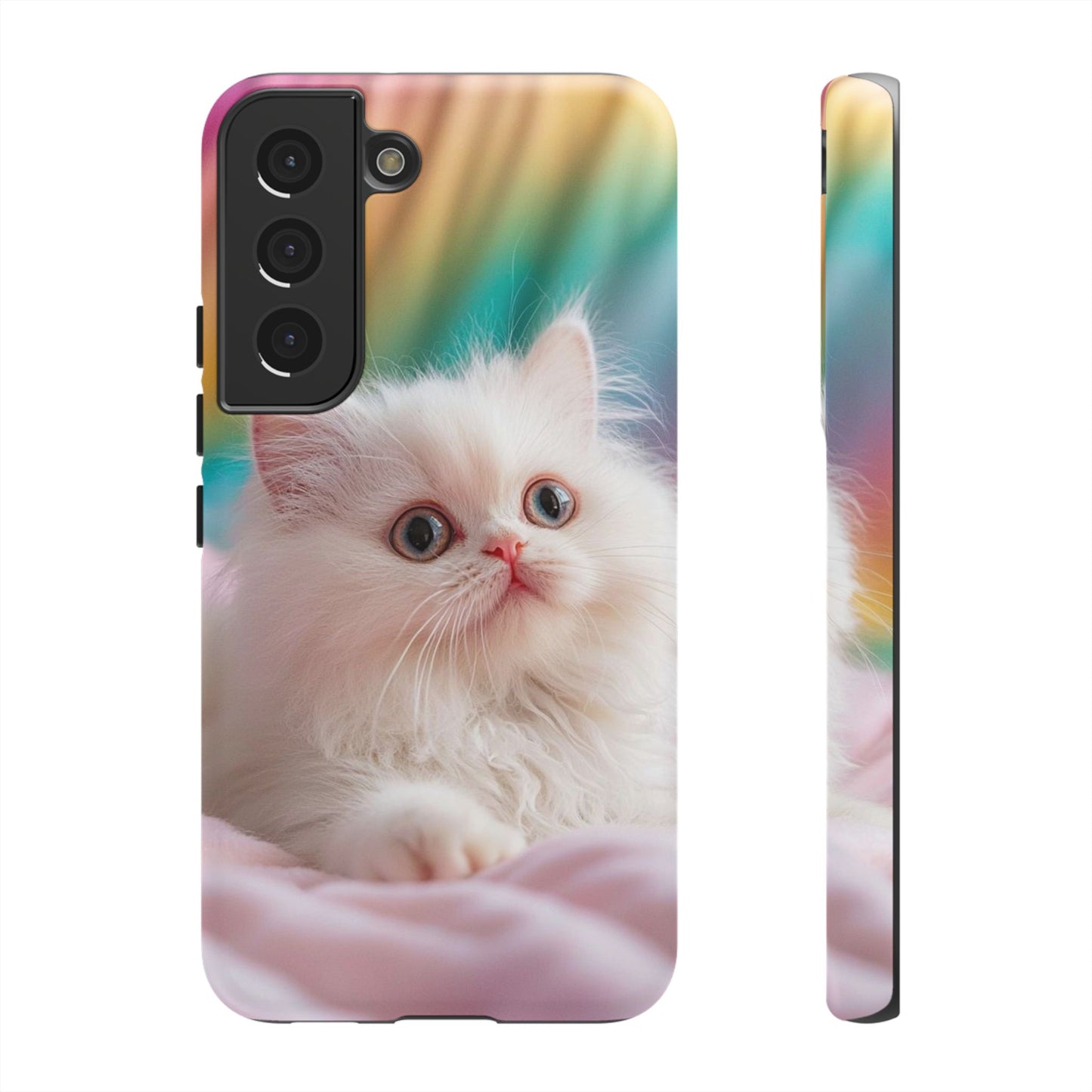 iPhone Case - Cute White Cat