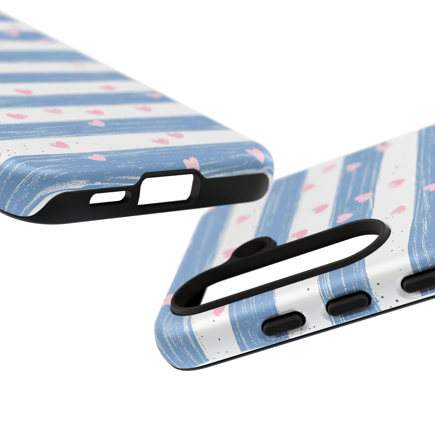 iPhone Case – Blue and White Pattern