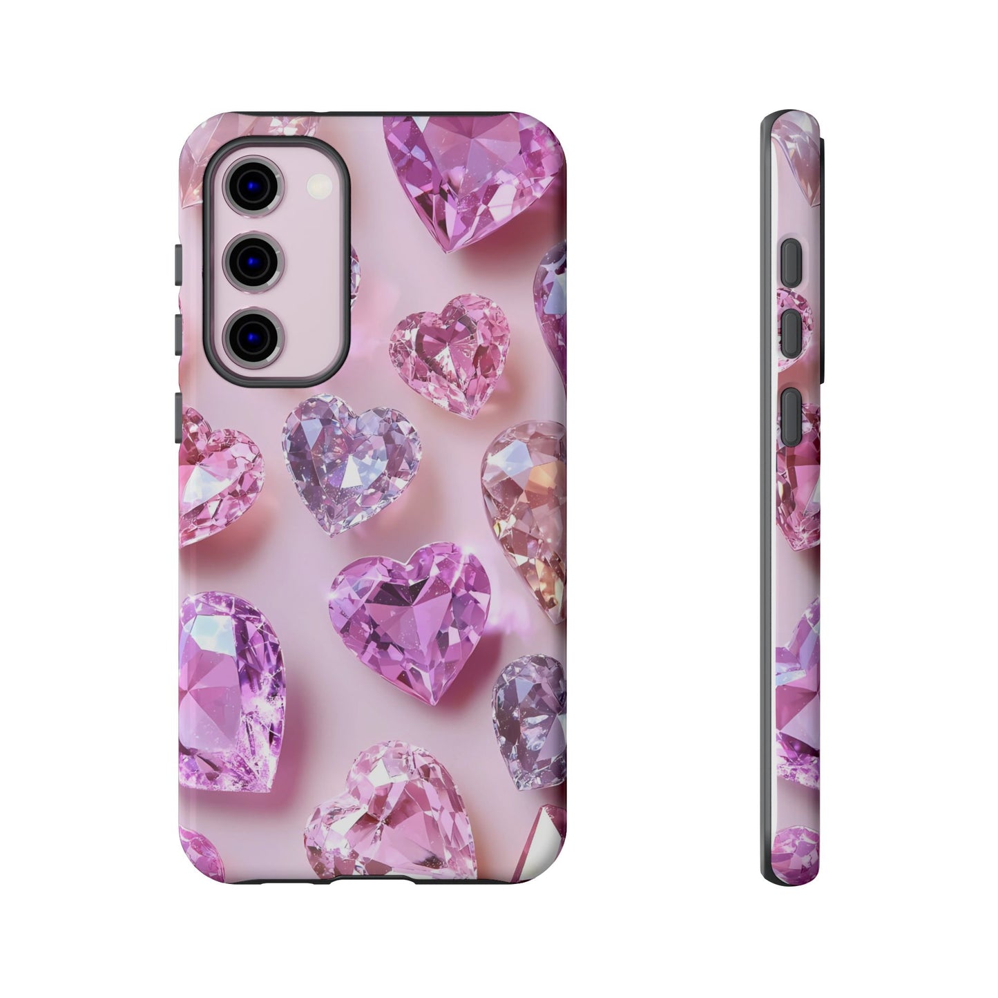 iPhone Case – Diamond Heart Design