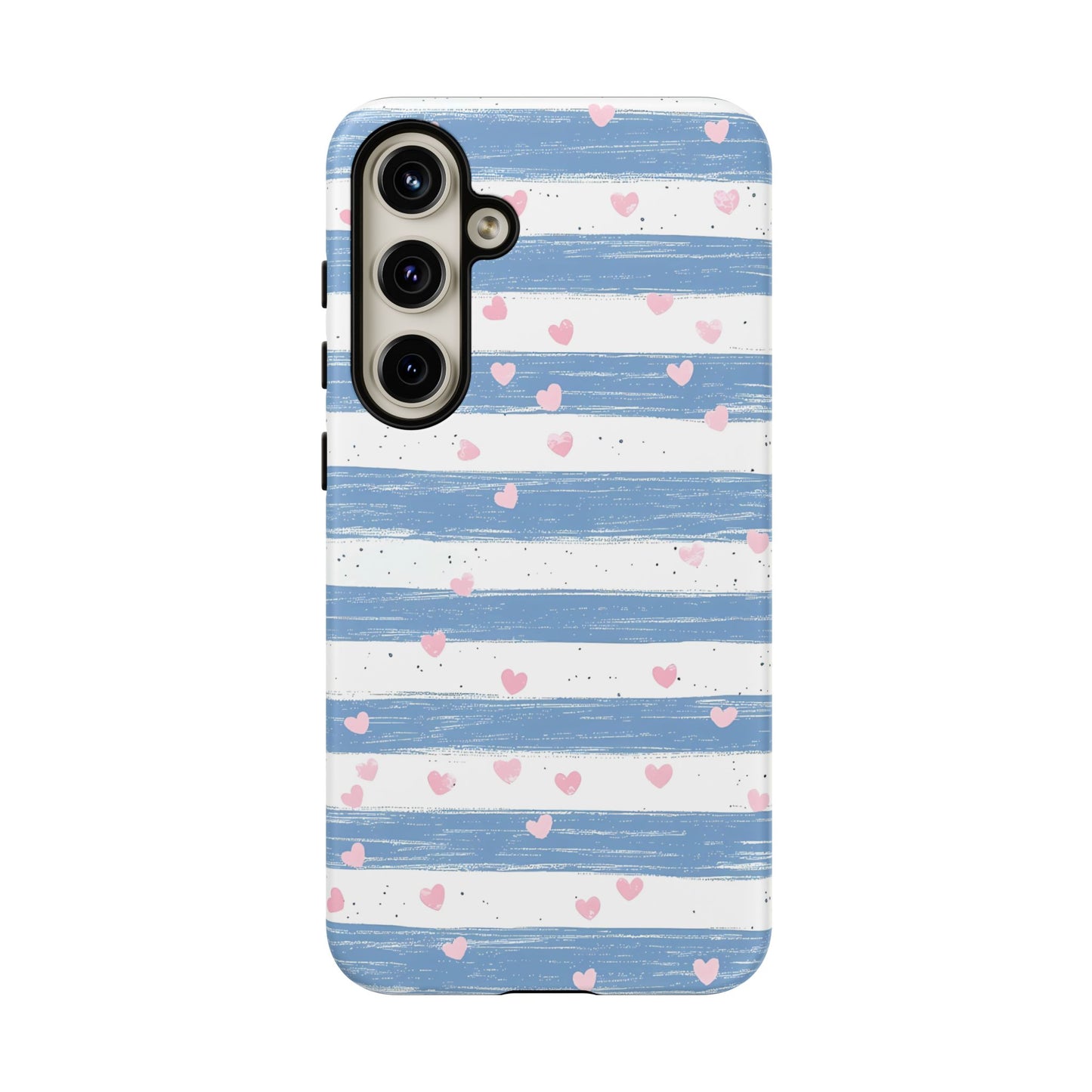 iPhone Case – Blue and White Pattern