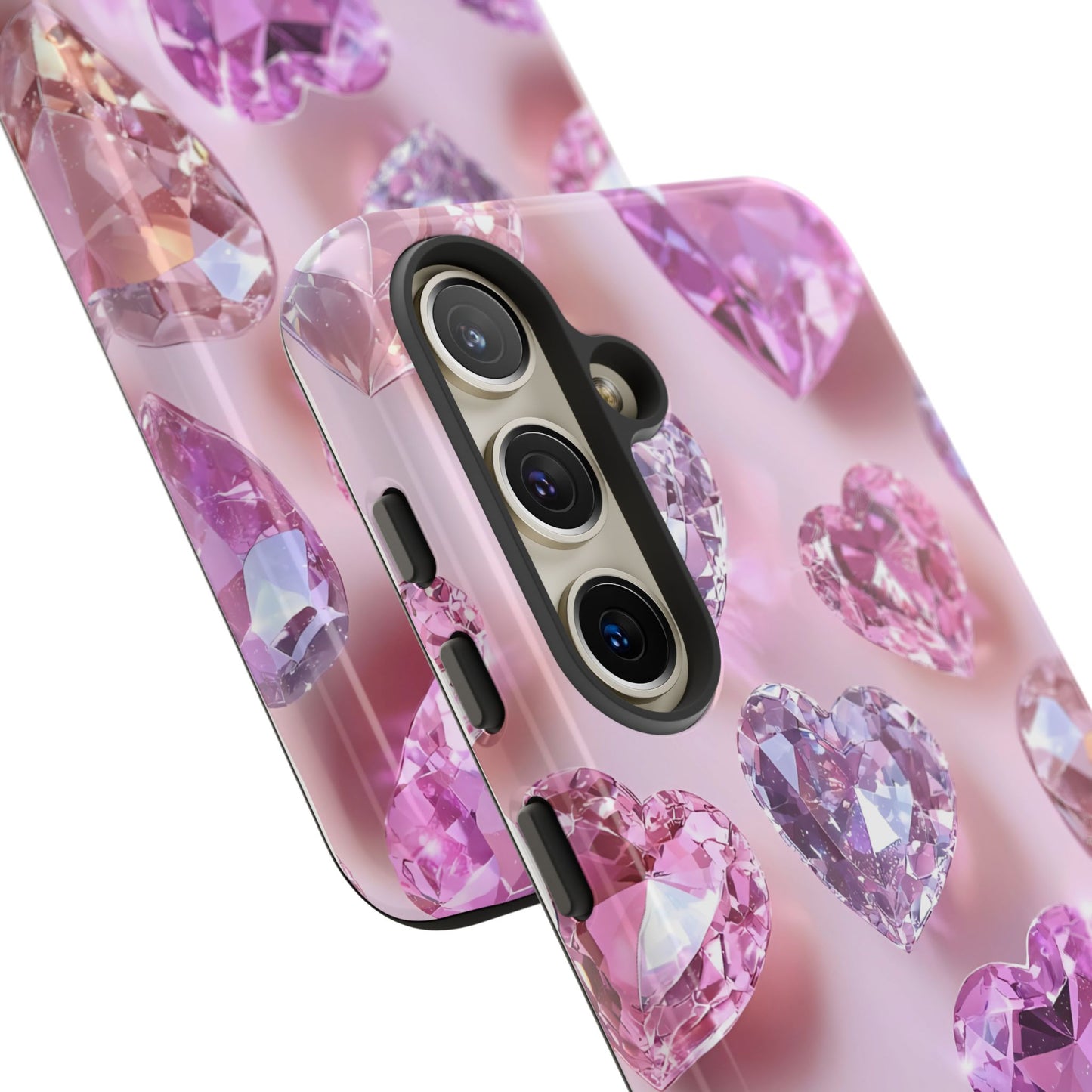 iPhone Case – Diamond Heart Design