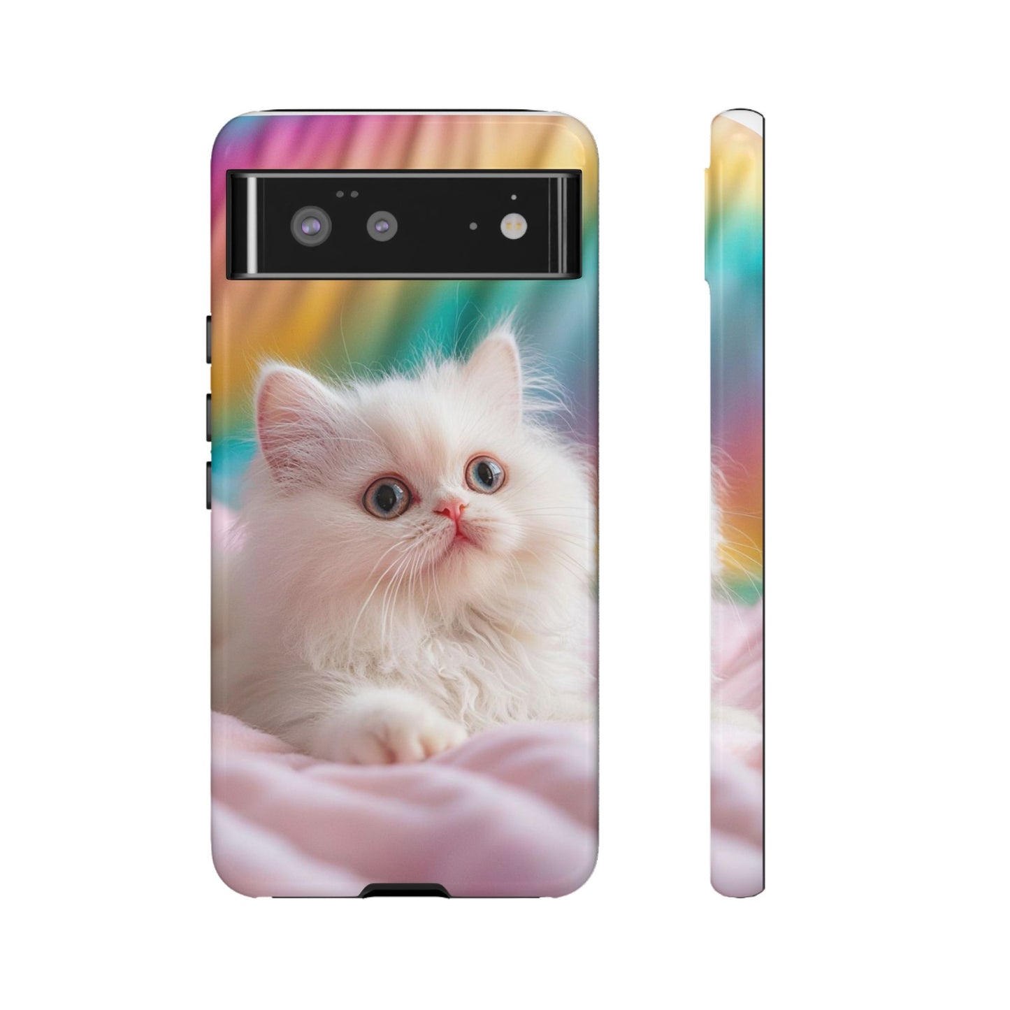 iPhone Case - Cute White Cat