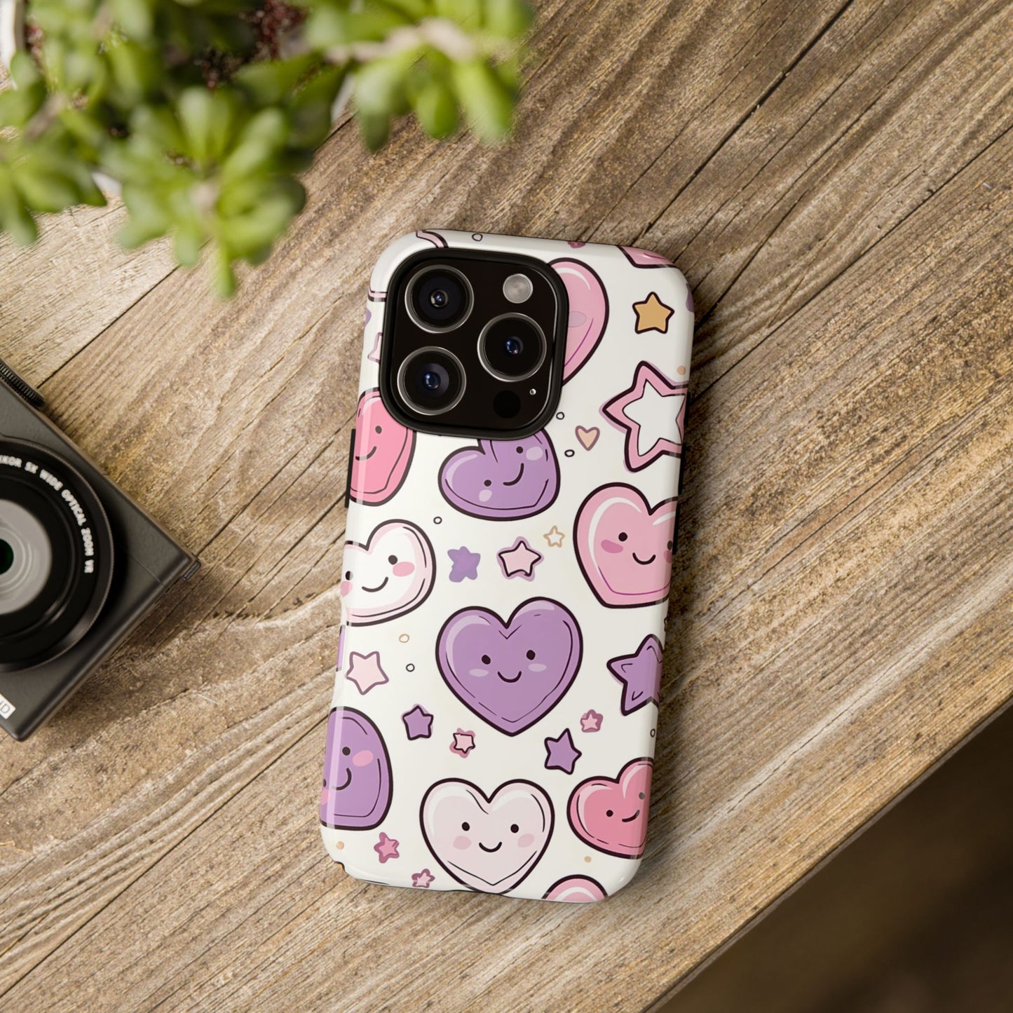 iPhone case - Cute Heart pattern