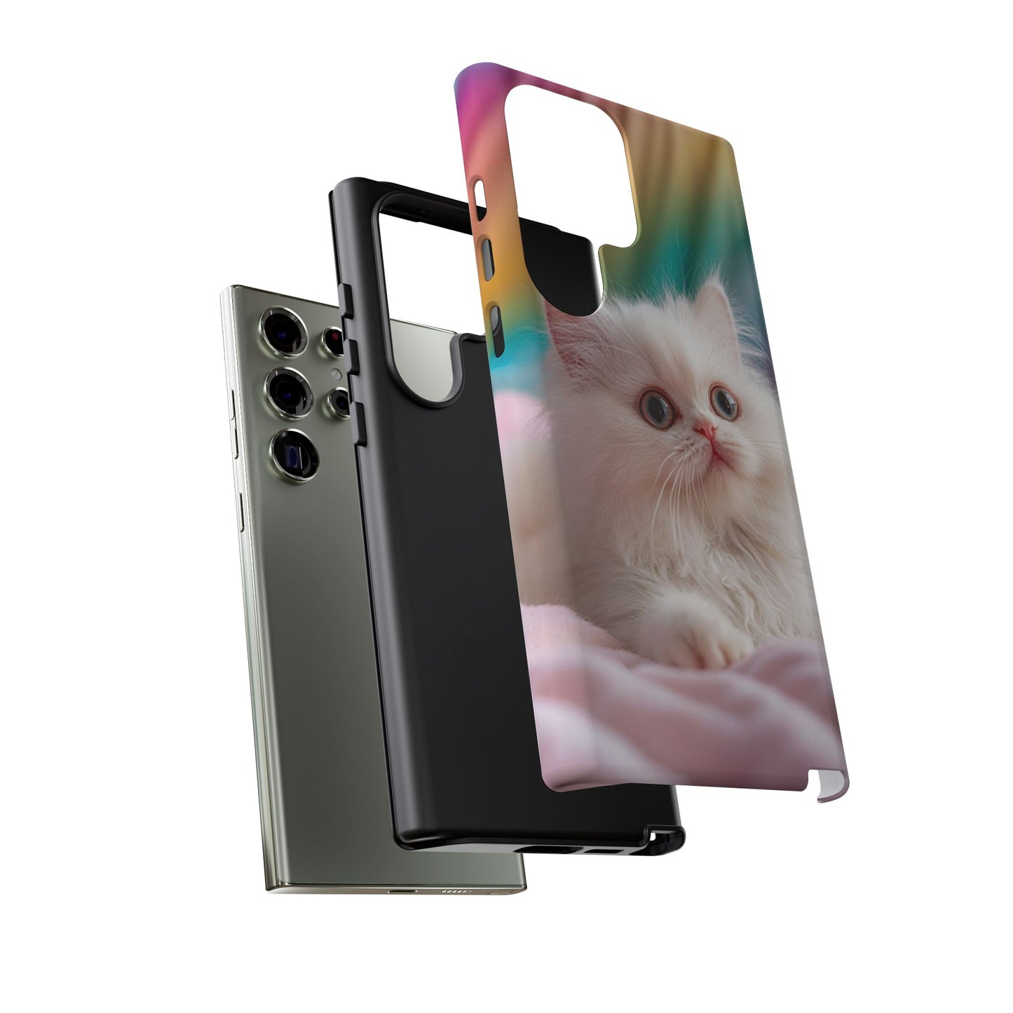 iPhone Case - Cute White Cat