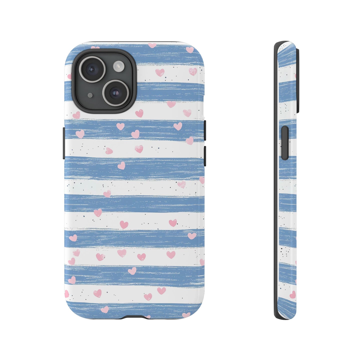 iPhone Case – Blue and White Pattern