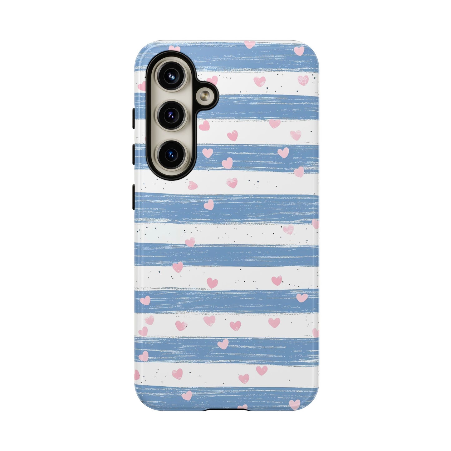 iPhone Case – Blue and White Pattern