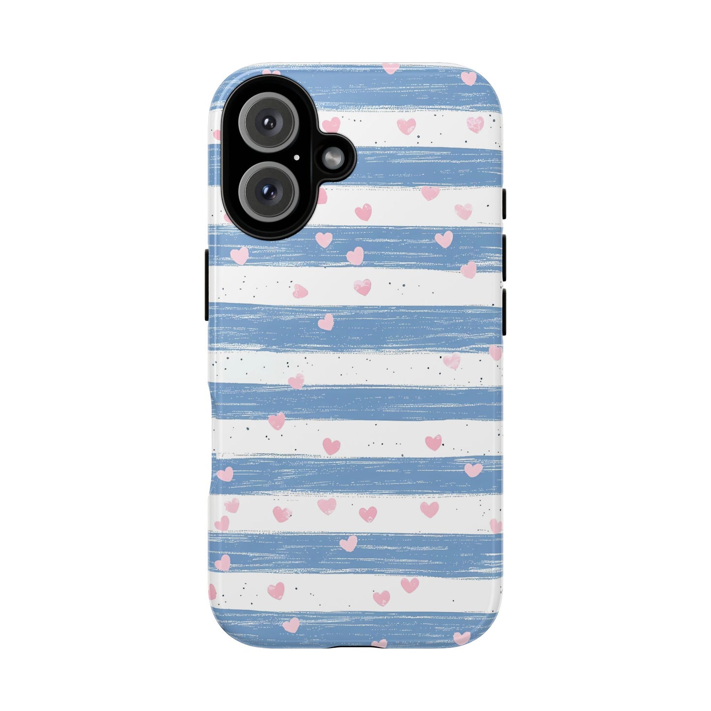 iPhone Case – Blue and White Pattern