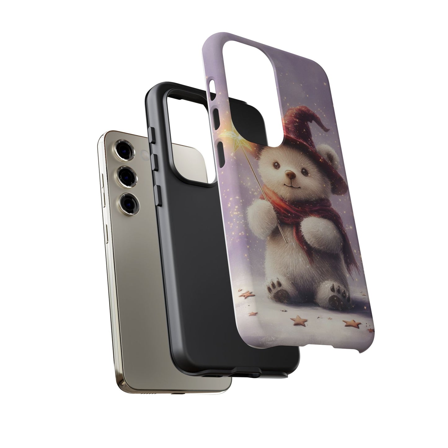 iPhone Case -Purple and ฺBear