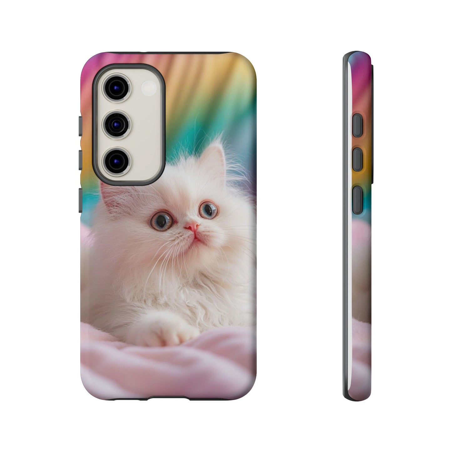 iPhone Case - Cute White Cat