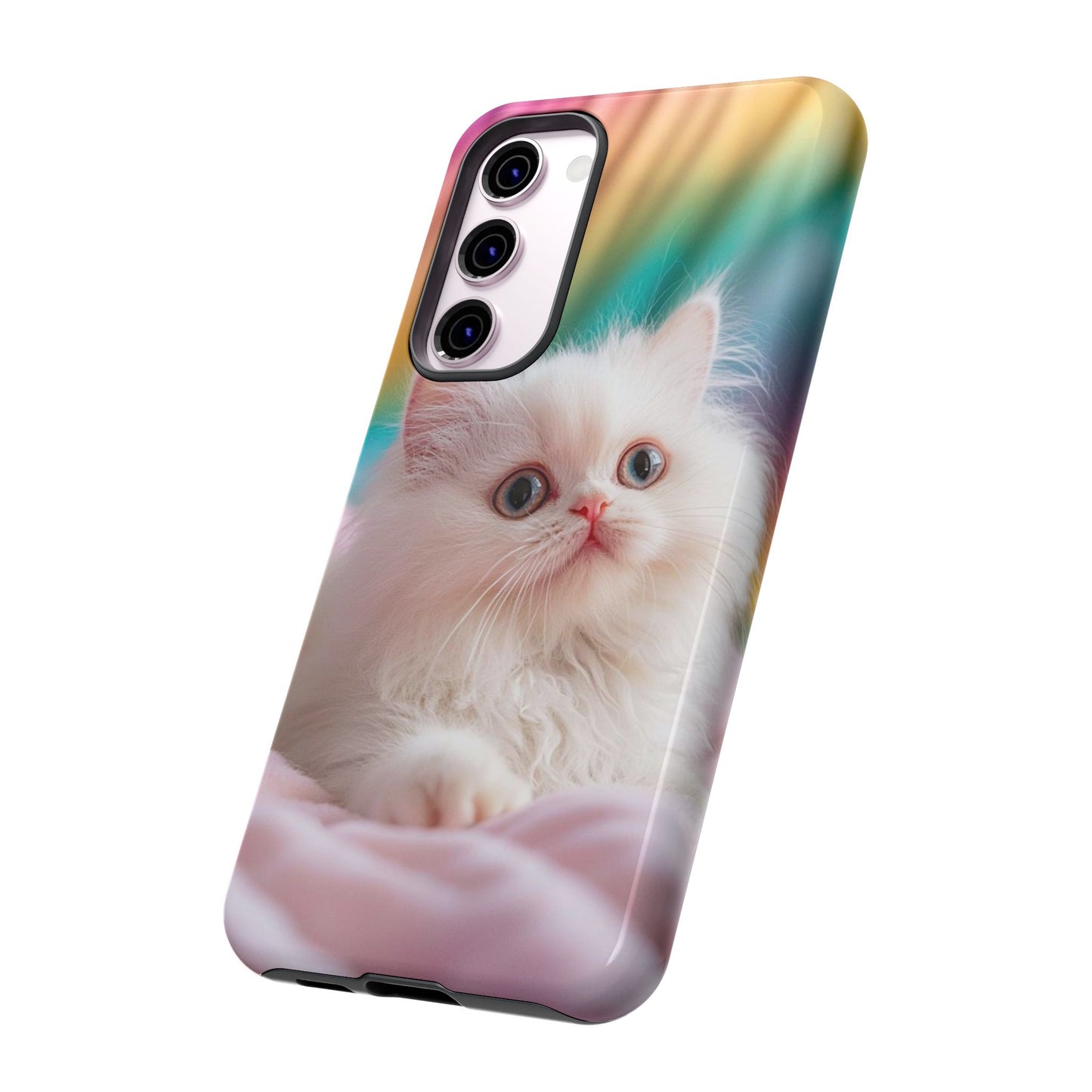 iPhone Case - Cute White Cat