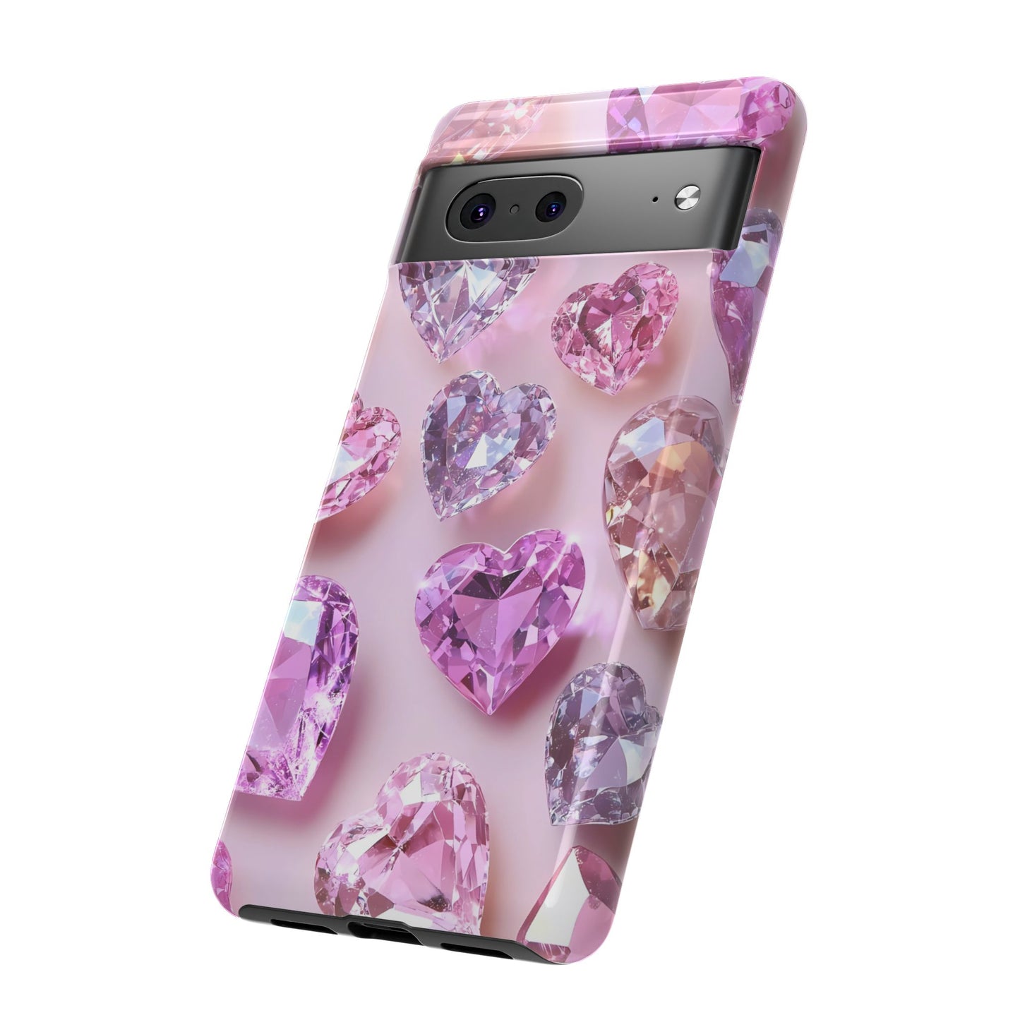 iPhone Case – Diamond Heart Design