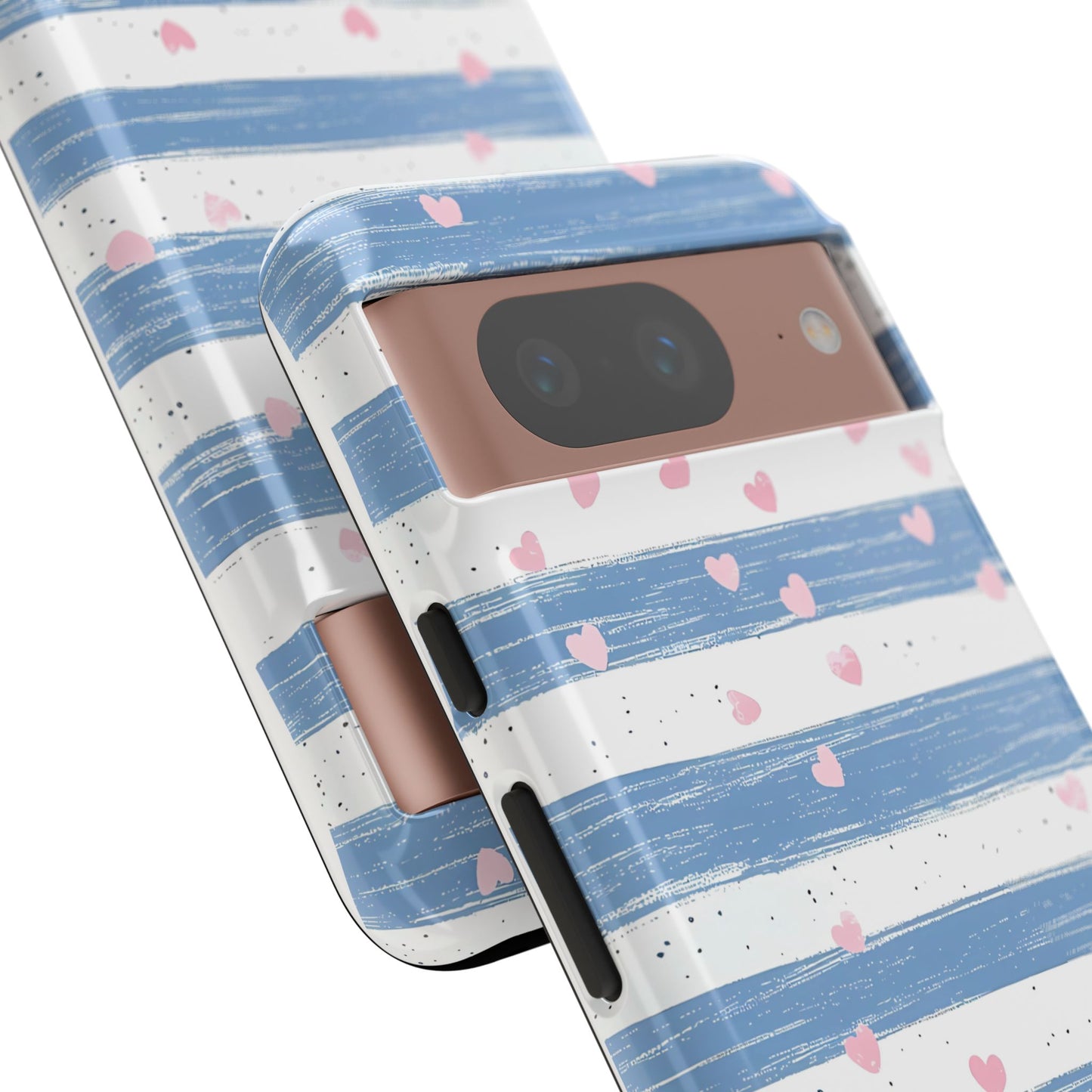 iPhone Case – Blue and White Pattern