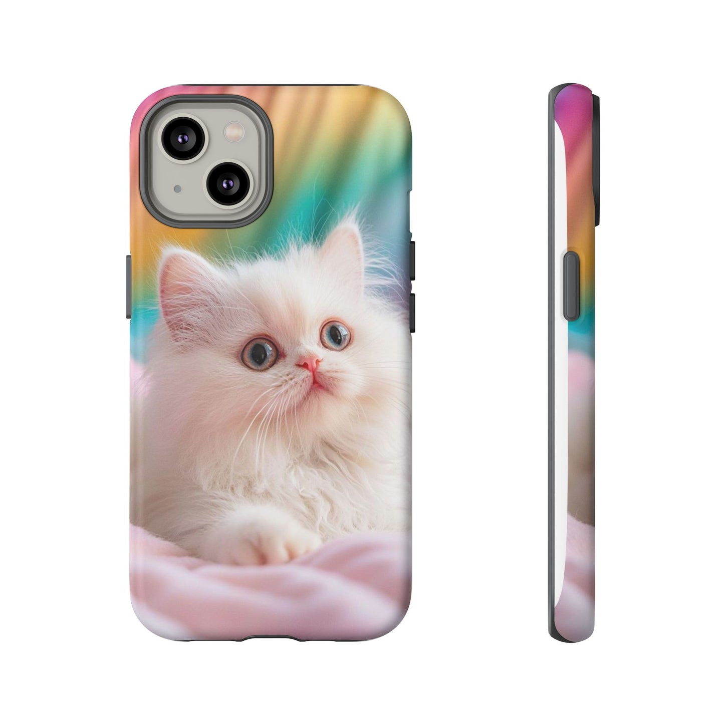 iPhone Case - Cute White Cat