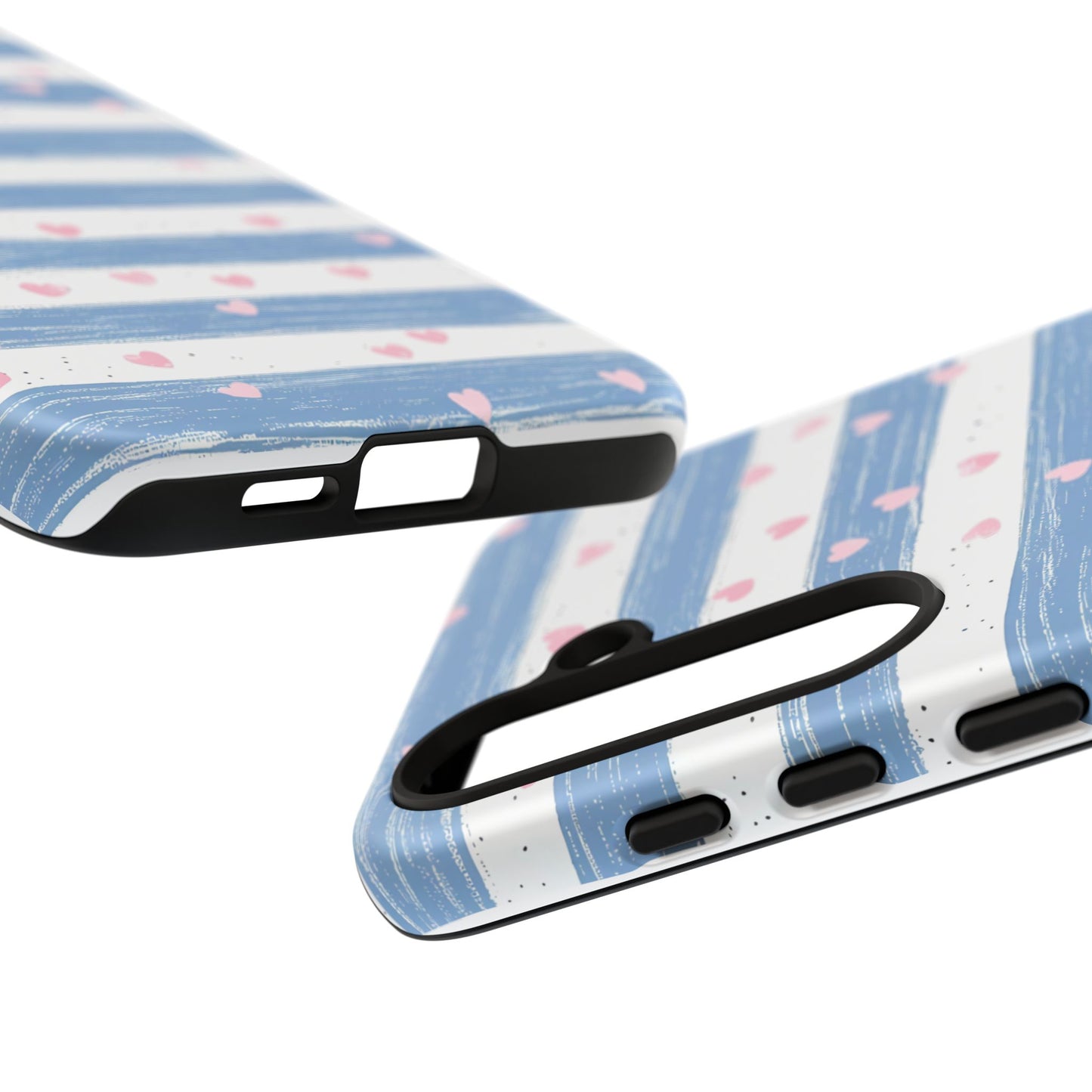 iPhone Case – Blue and White Pattern