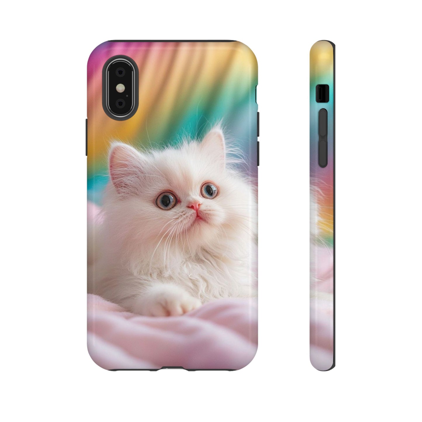 iPhone Case - Cute White Cat