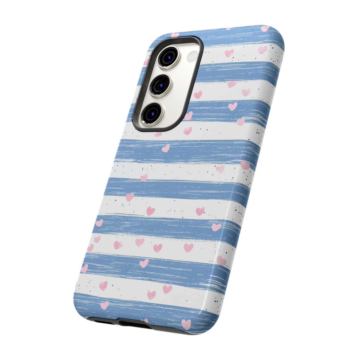 iPhone Case – Blue and White Pattern