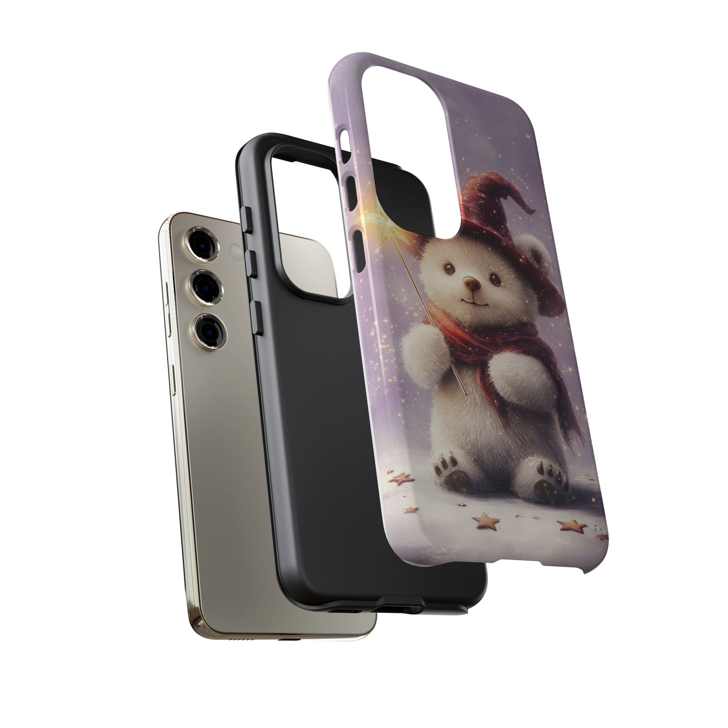 iPhone Case -Purple and ฺBear