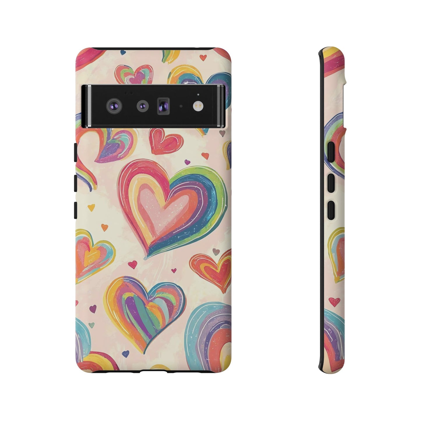 Cute iPhone Case – Colorful Heart