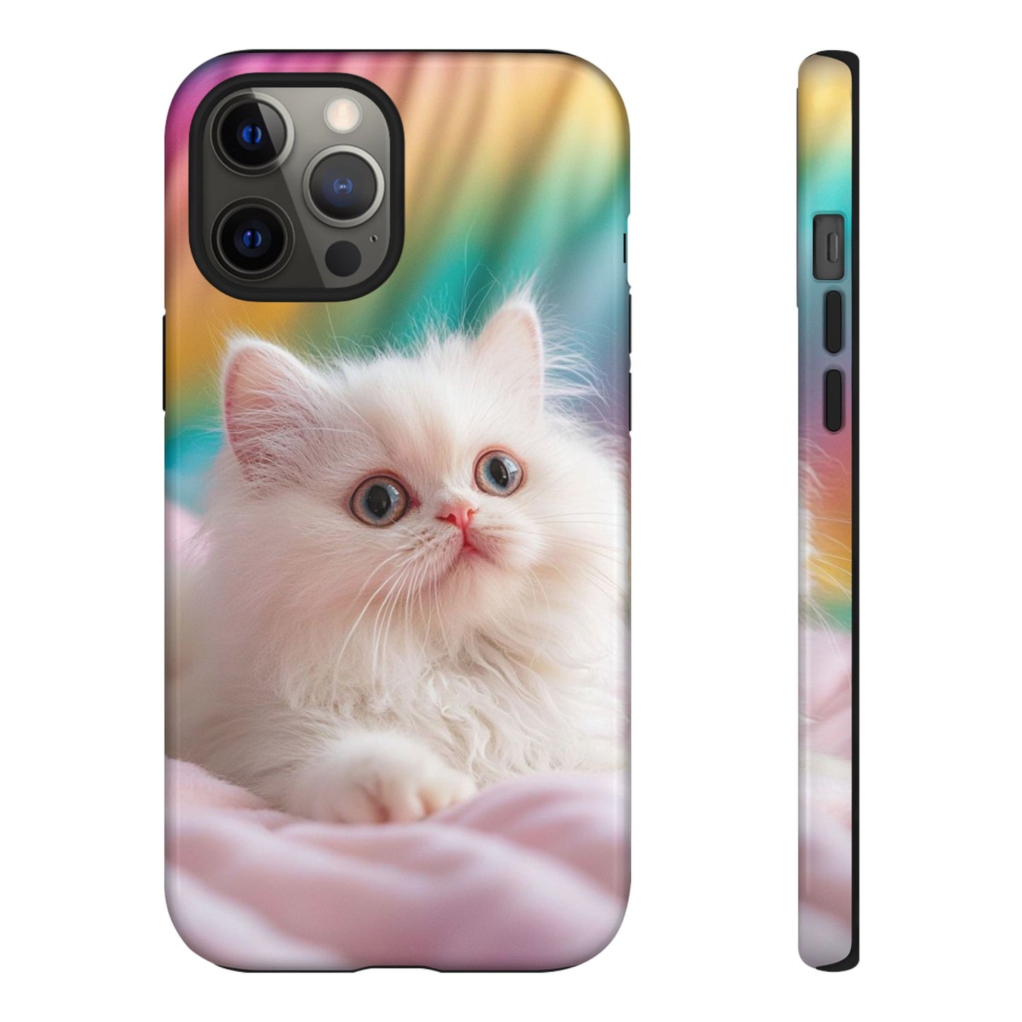 iPhone Case - Cute White Cat