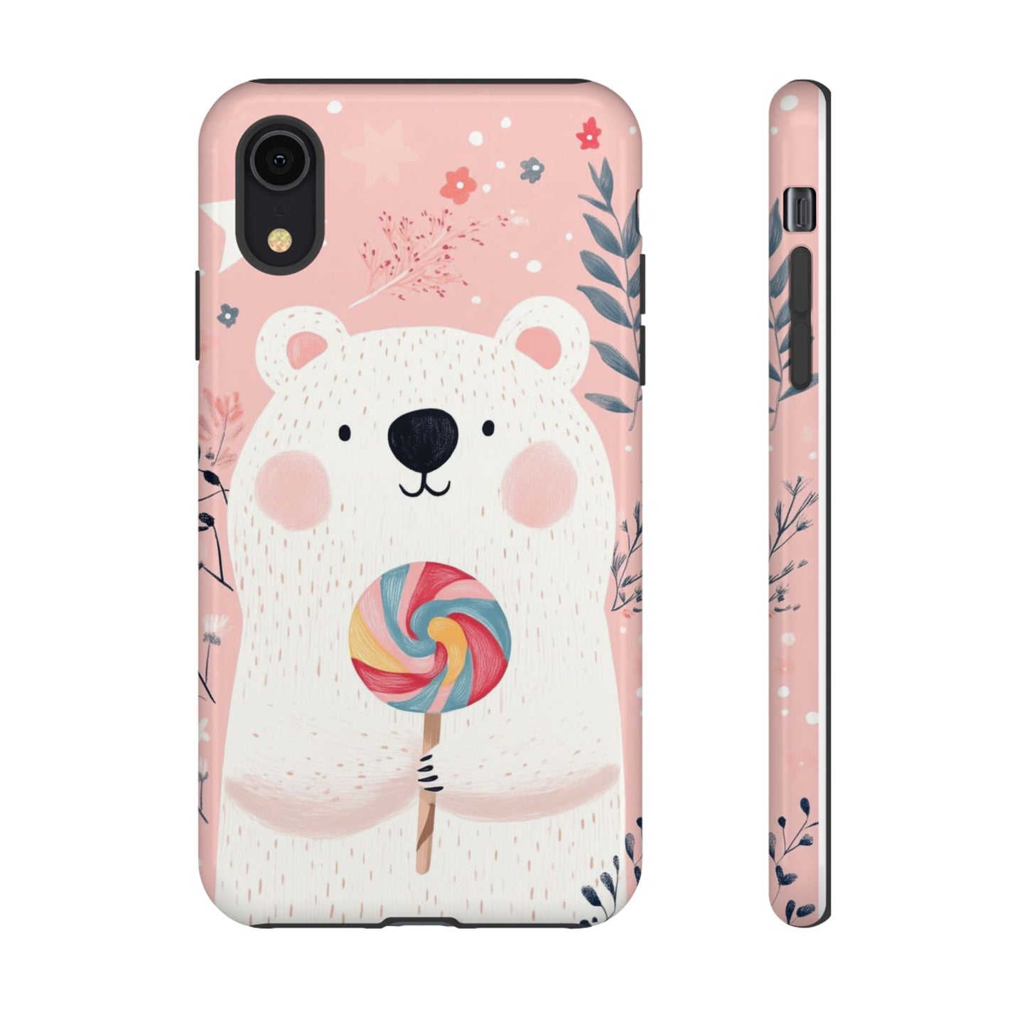 iPhone Case -White Bear