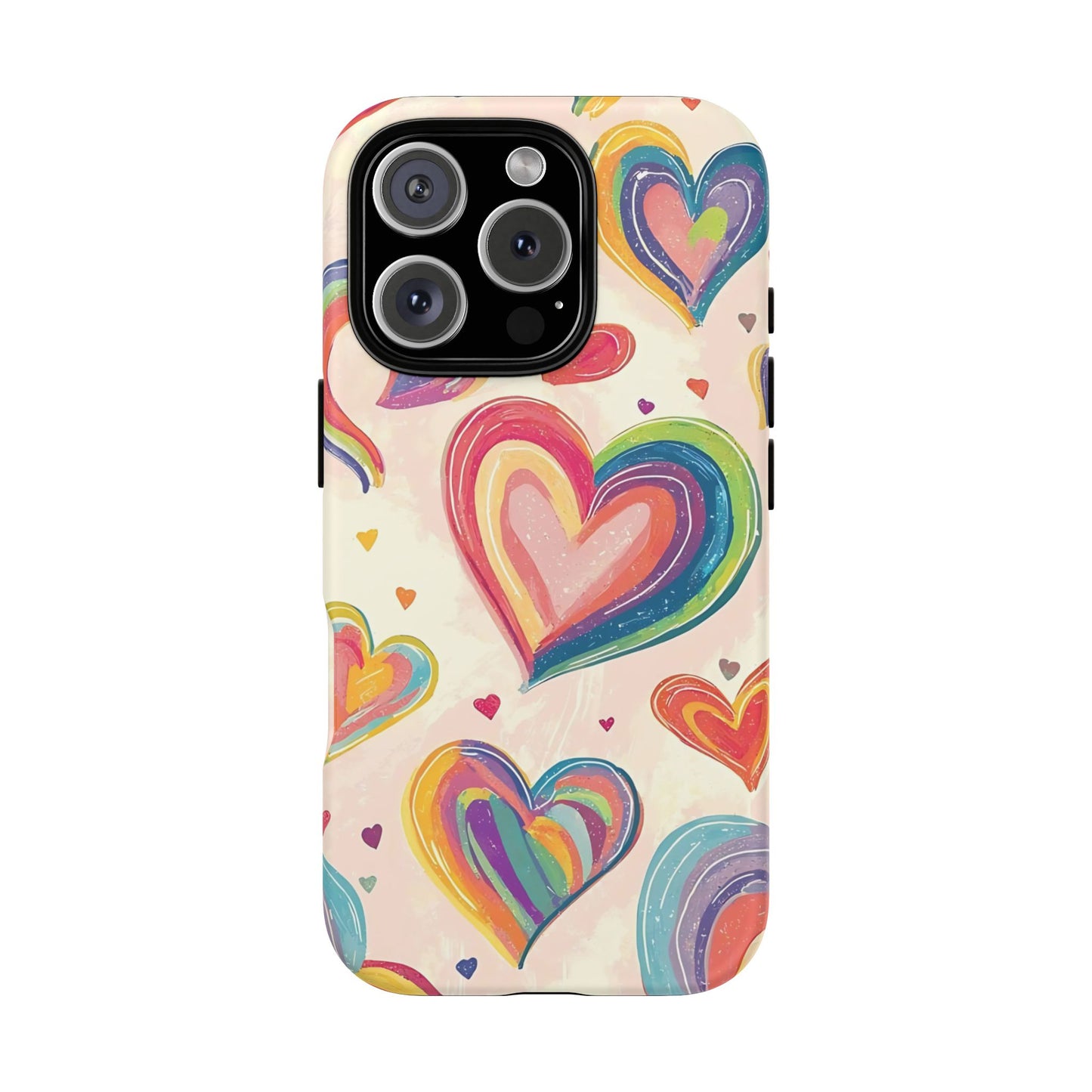 Cute iPhone Case – Colorful Heart