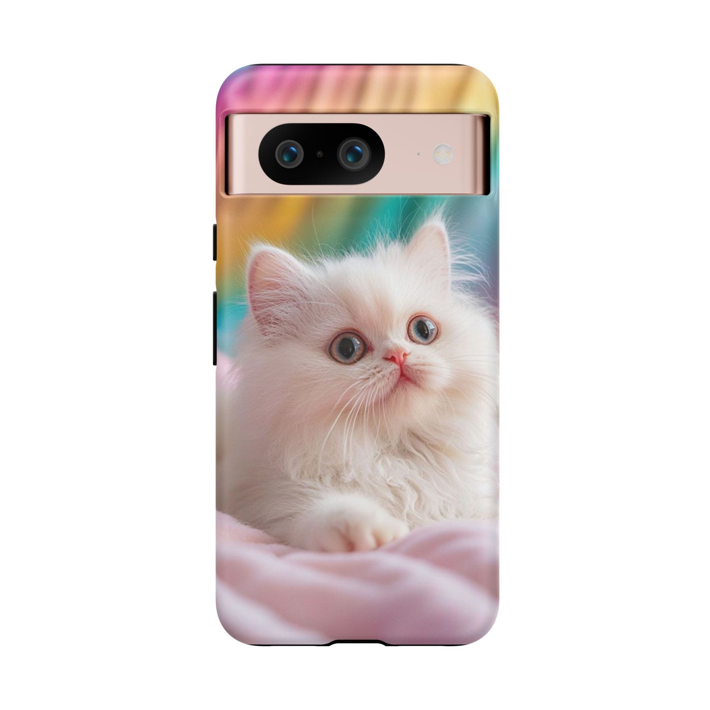 iPhone Case - Cute White Cat