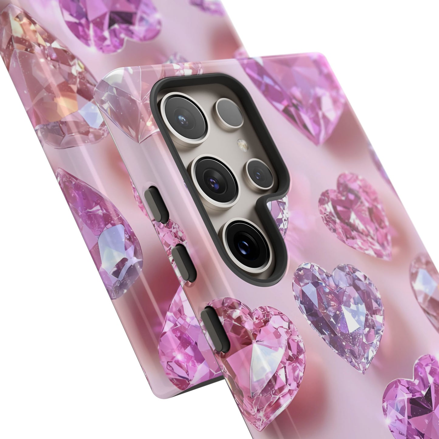 iPhone Case – Diamond Heart Design