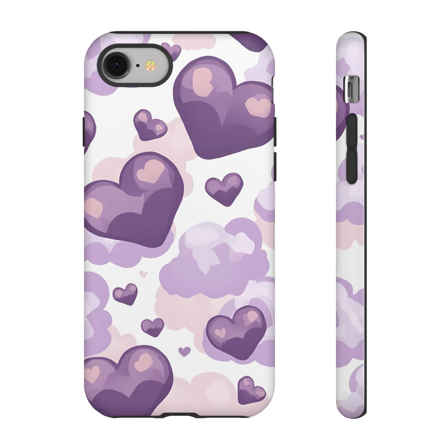 iPhone case -Purple heart