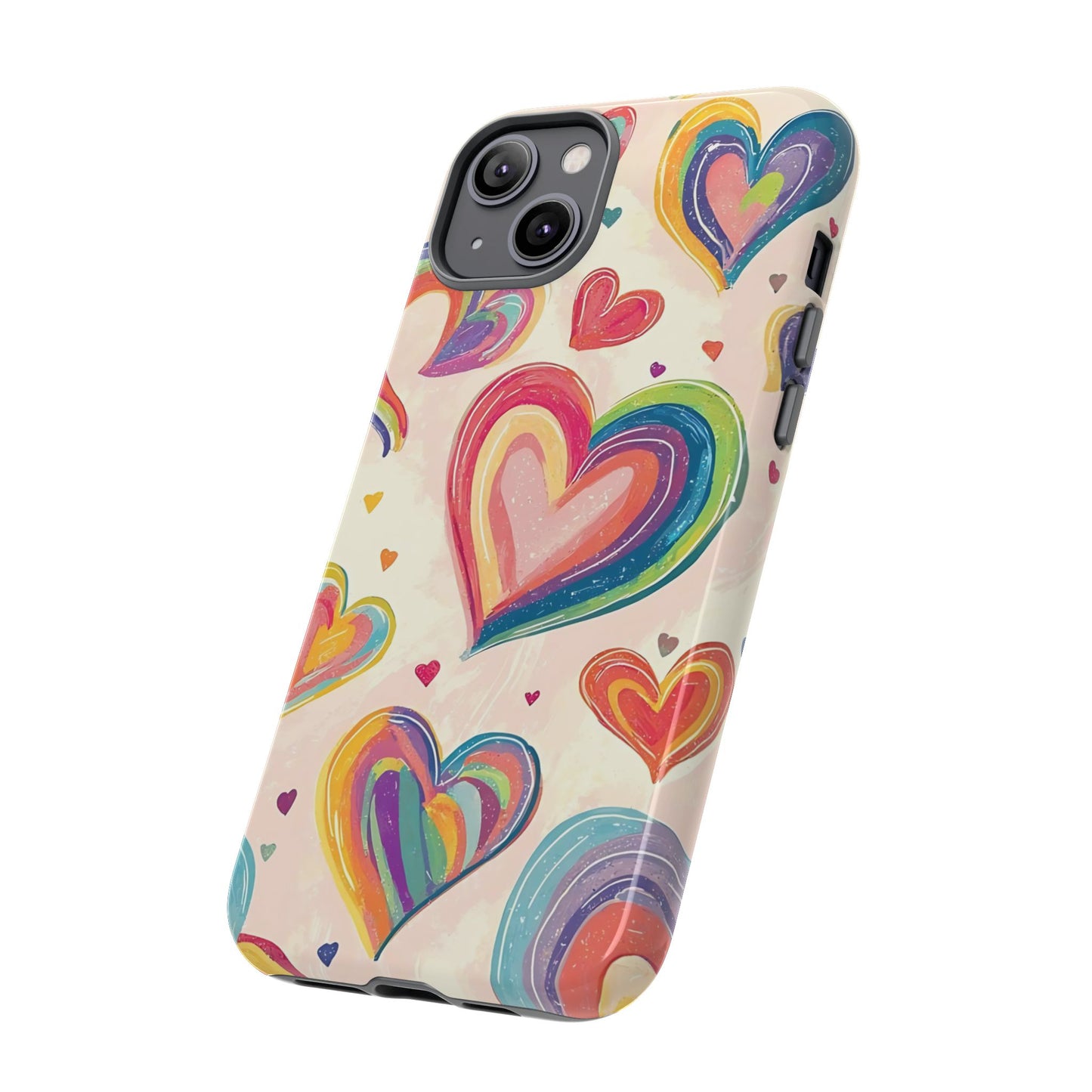 Cute iPhone Case – Colorful Heart