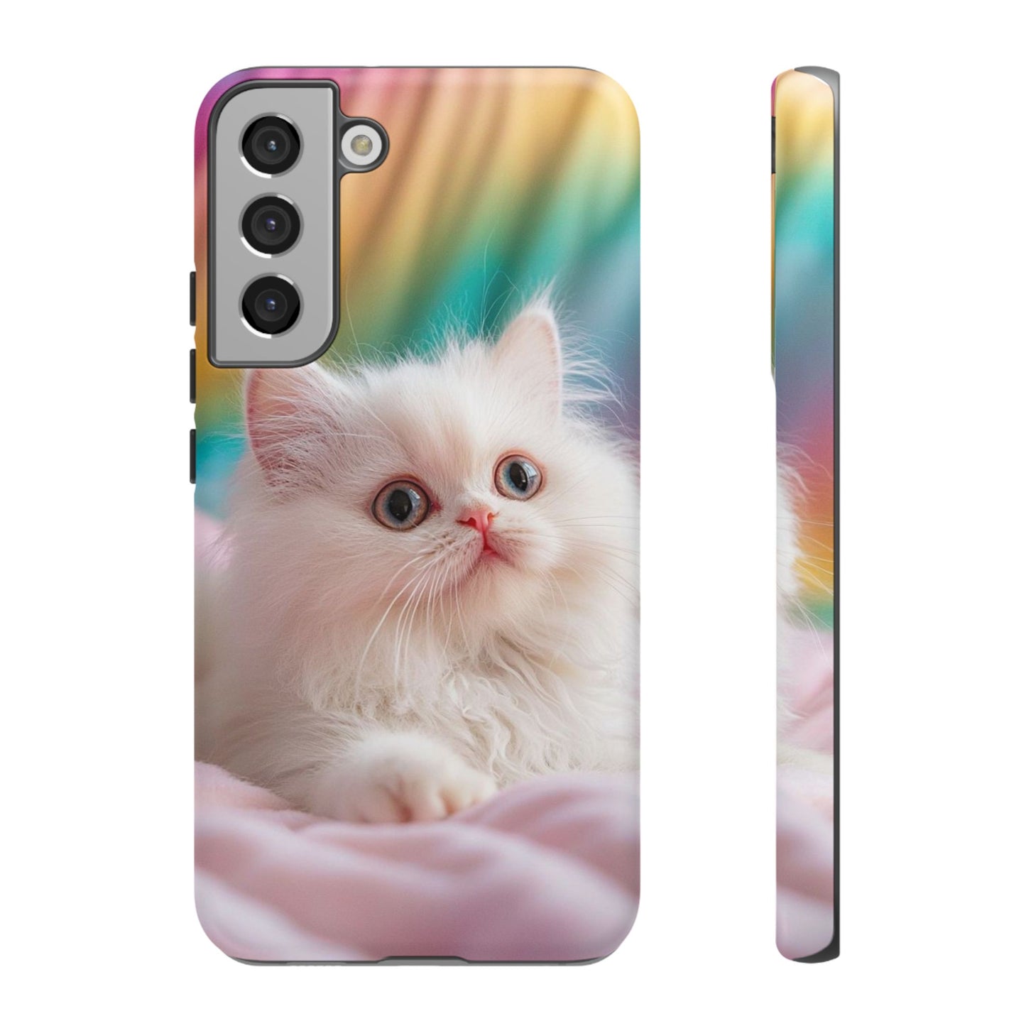 iPhone Case - Cute White Cat