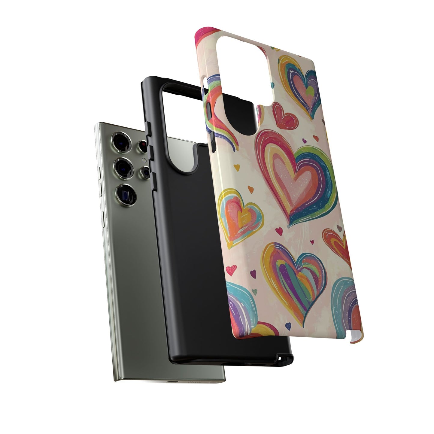 Cute iPhone Case – Colorful Heart