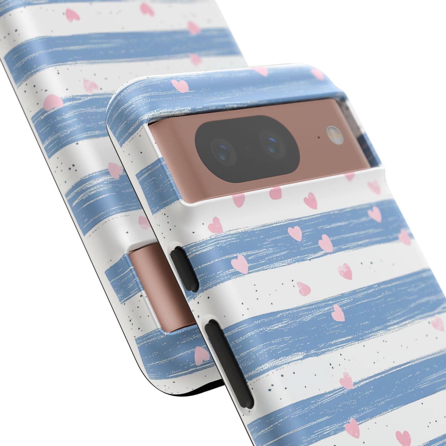 iPhone Case – Blue and White Pattern