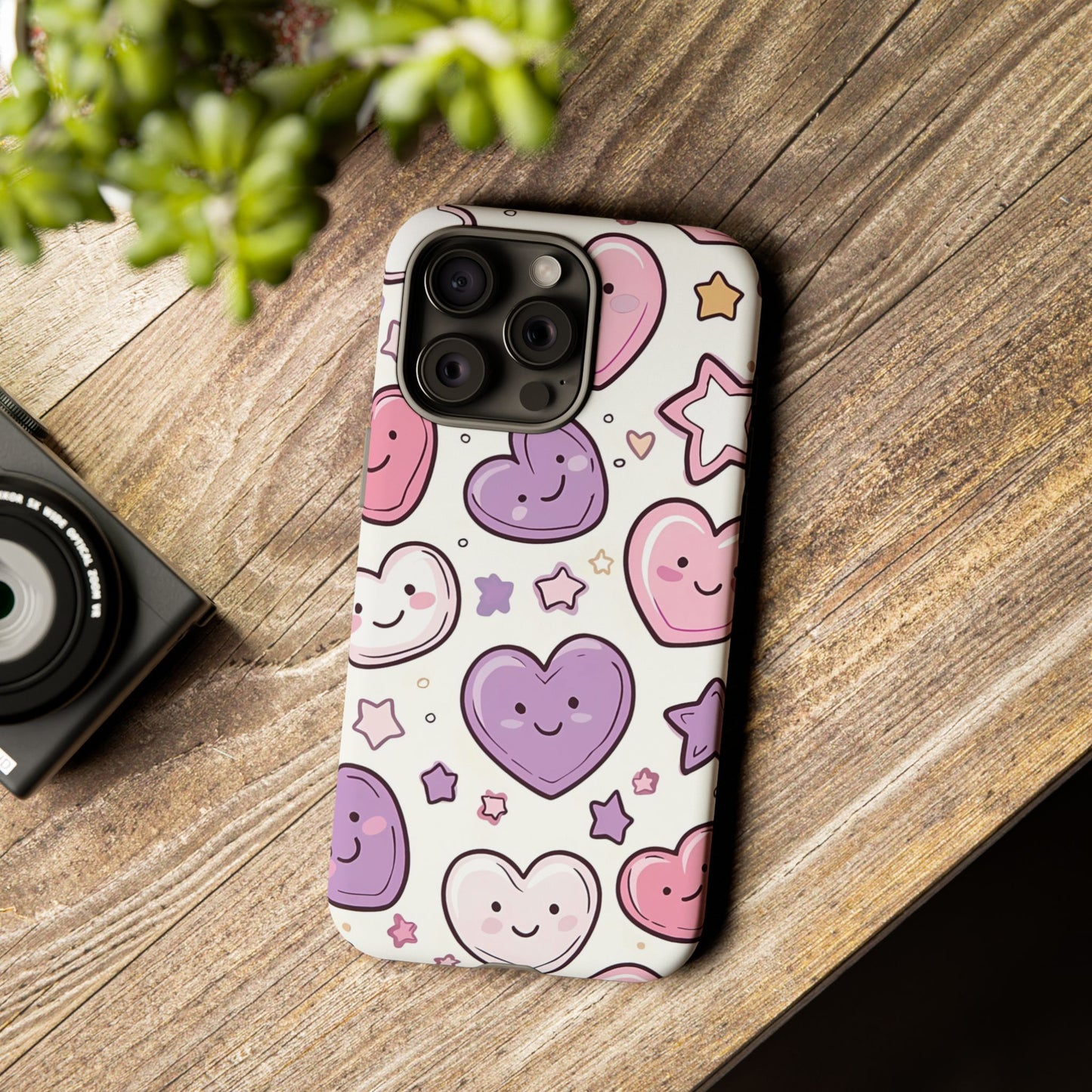 iPhone case - Cute Heart pattern