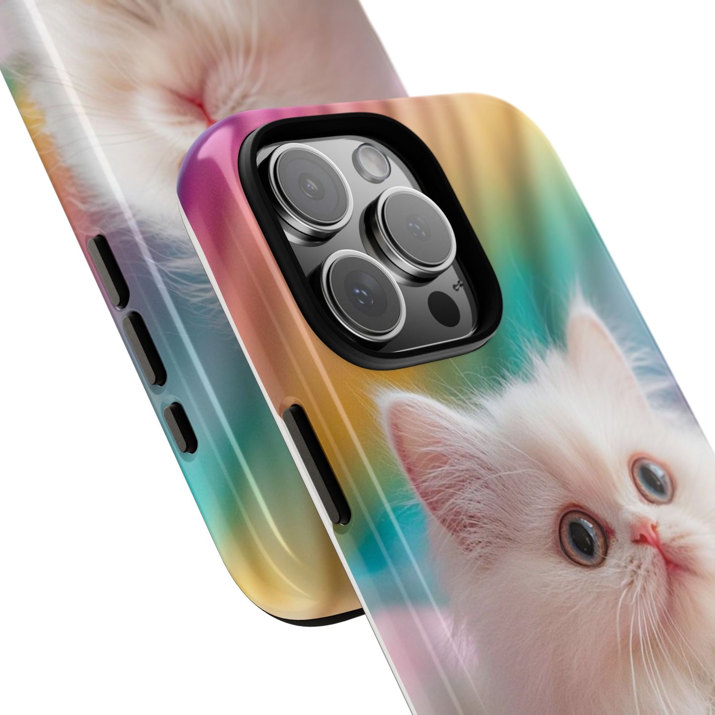 iPhone Case - Cute White Cat