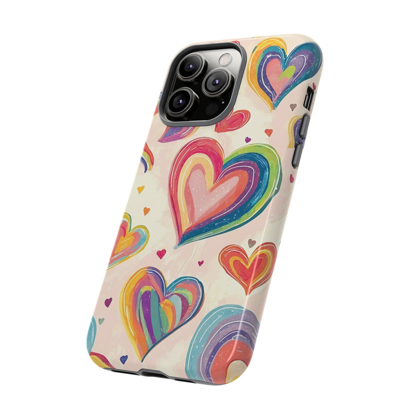 Cute iPhone Case – Colorful Heart