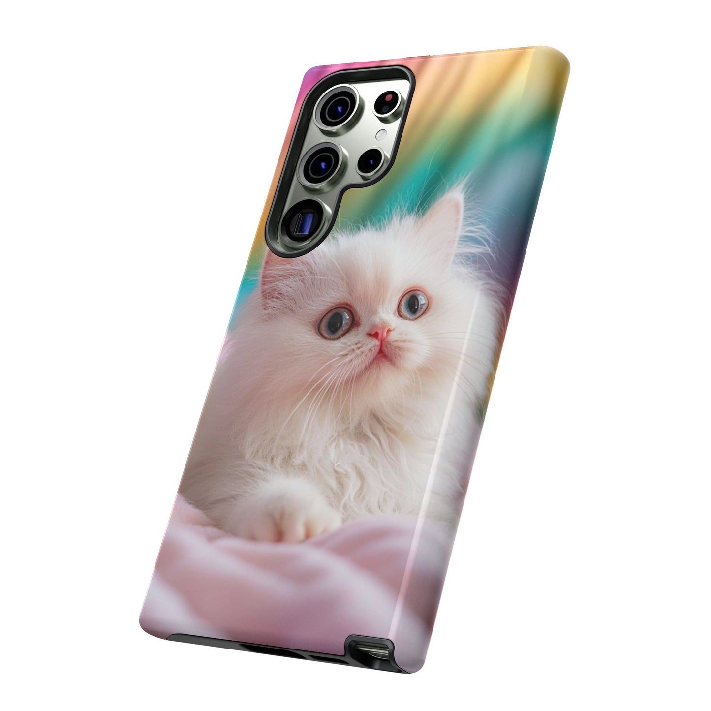 iPhone Case - Cute White Cat