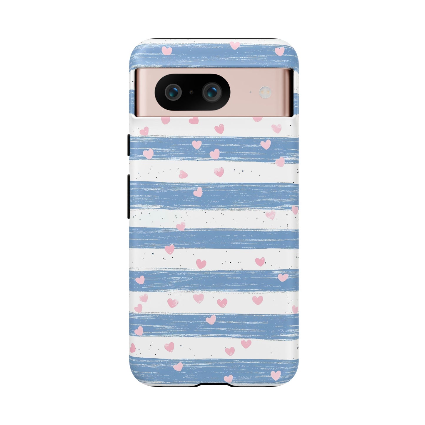 iPhone Case – Blue and White Pattern