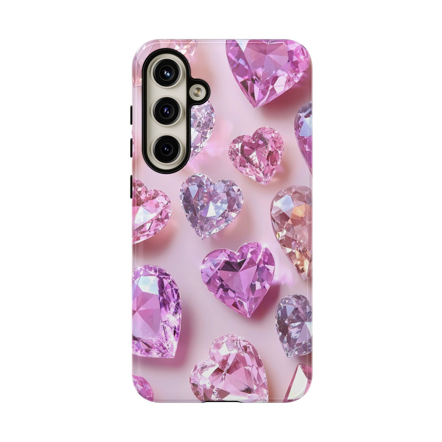 iPhone Case – Diamond Heart Design