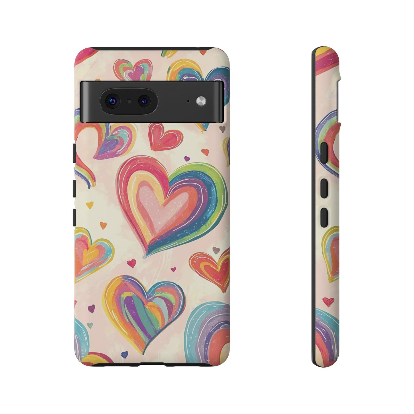 Cute iPhone Case – Colorful Heart