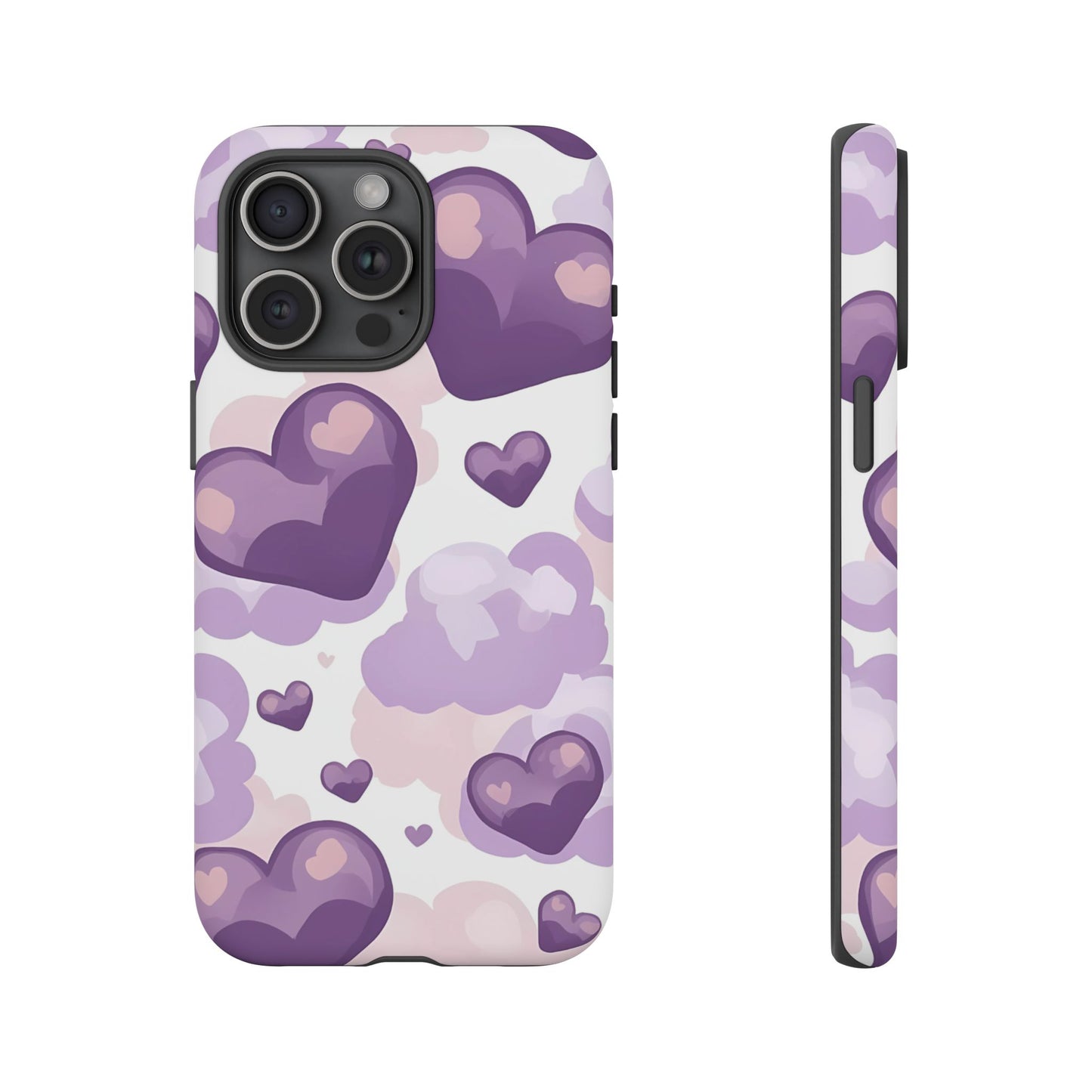 iPhone case -Purple heart