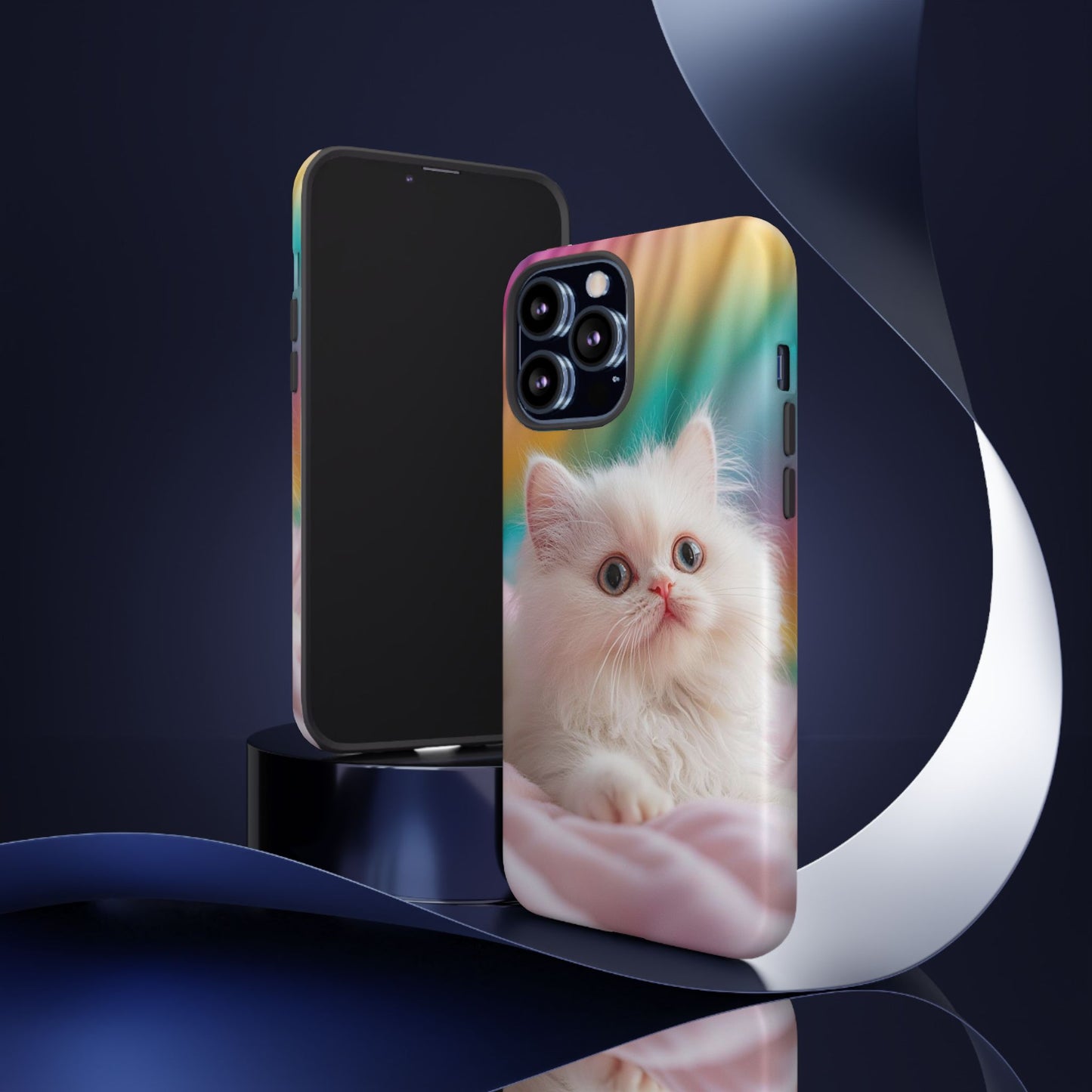 iPhone Case - Cute White Cat