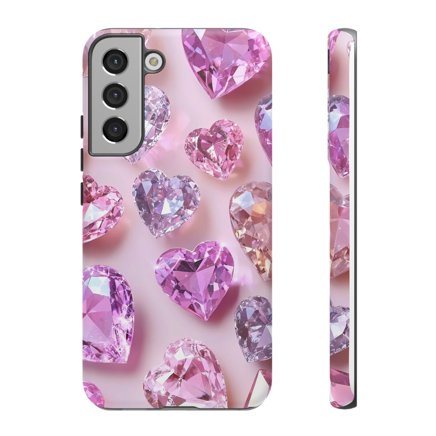 iPhone Case – Diamond Heart Design