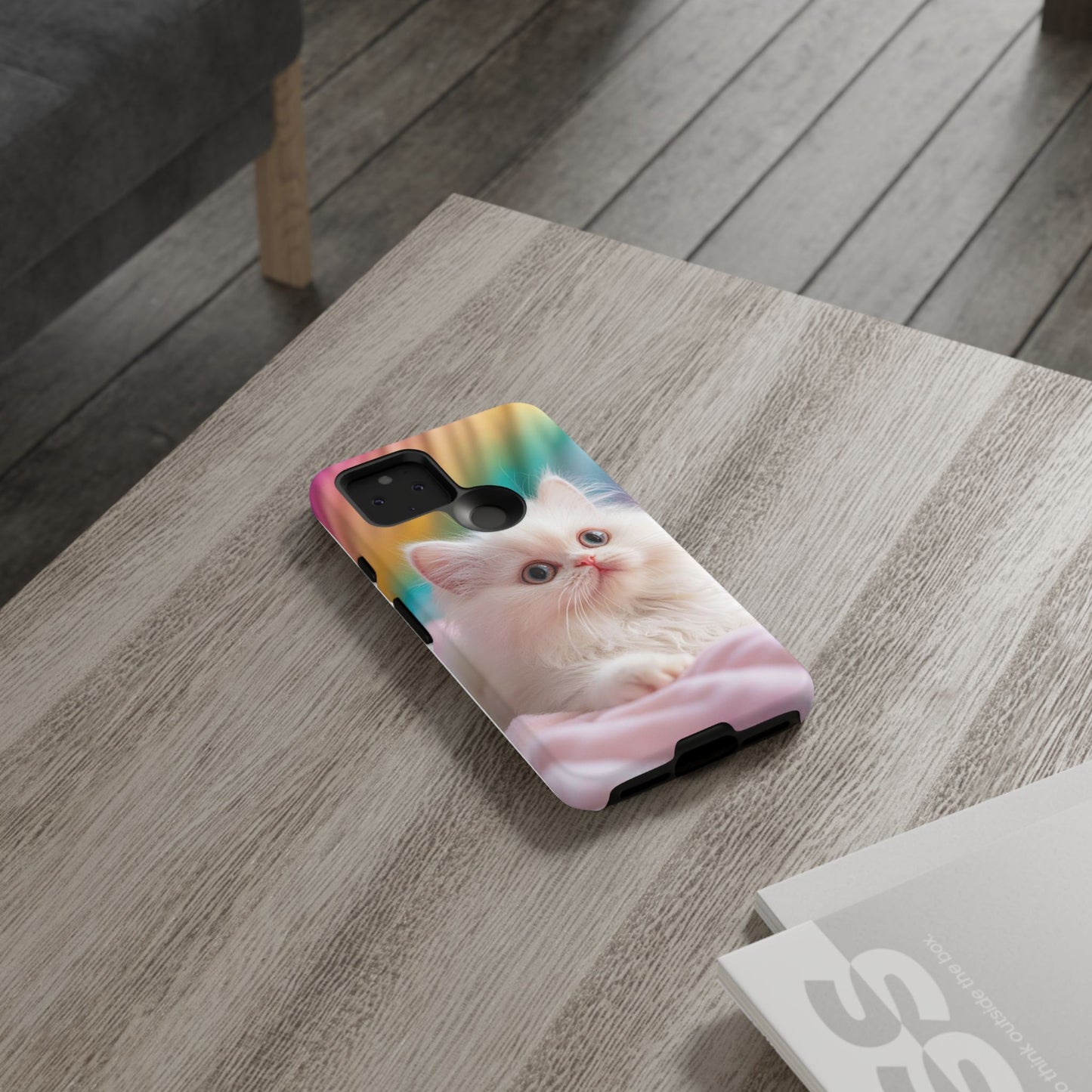 iPhone Case - Cute White Cat