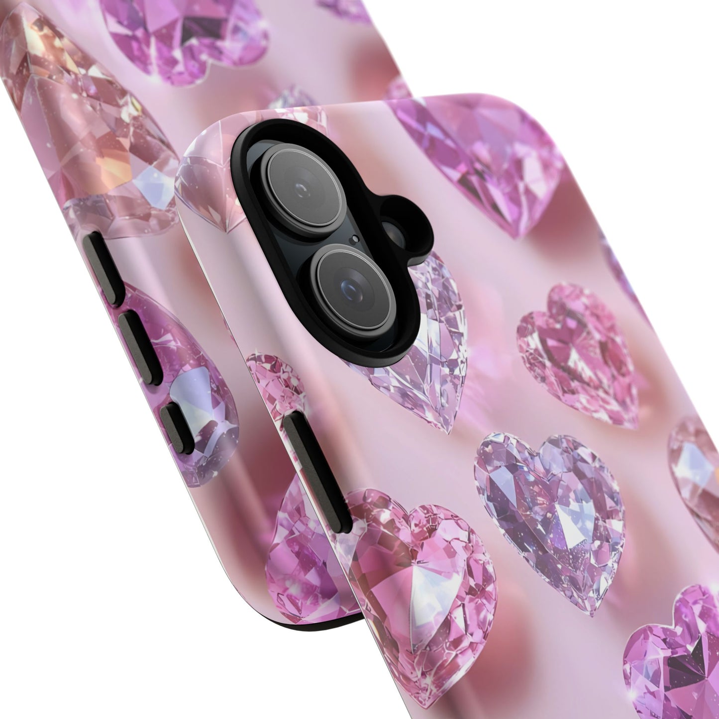 iPhone Case – Diamond Heart Design