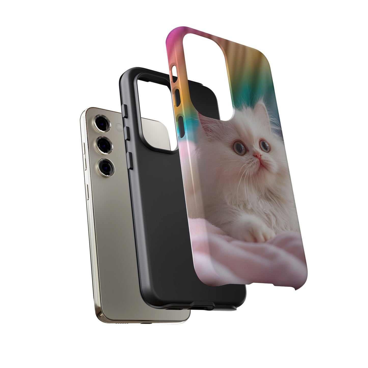 iPhone Case - Cute White Cat