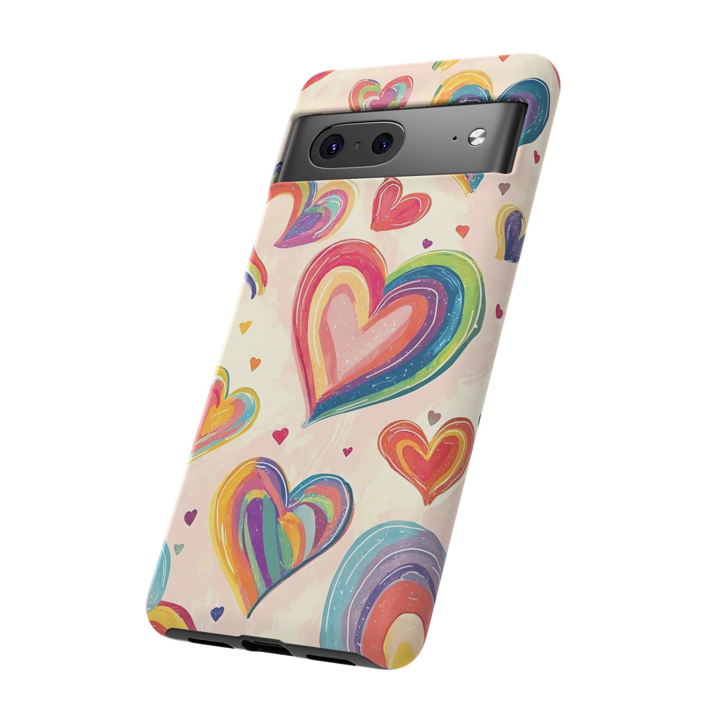 Cute iPhone Case – Colorful Heart