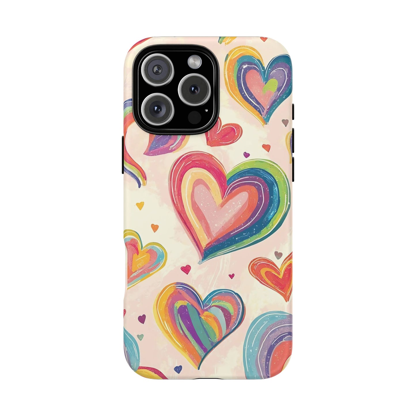 Cute iPhone Case – Colorful Heart