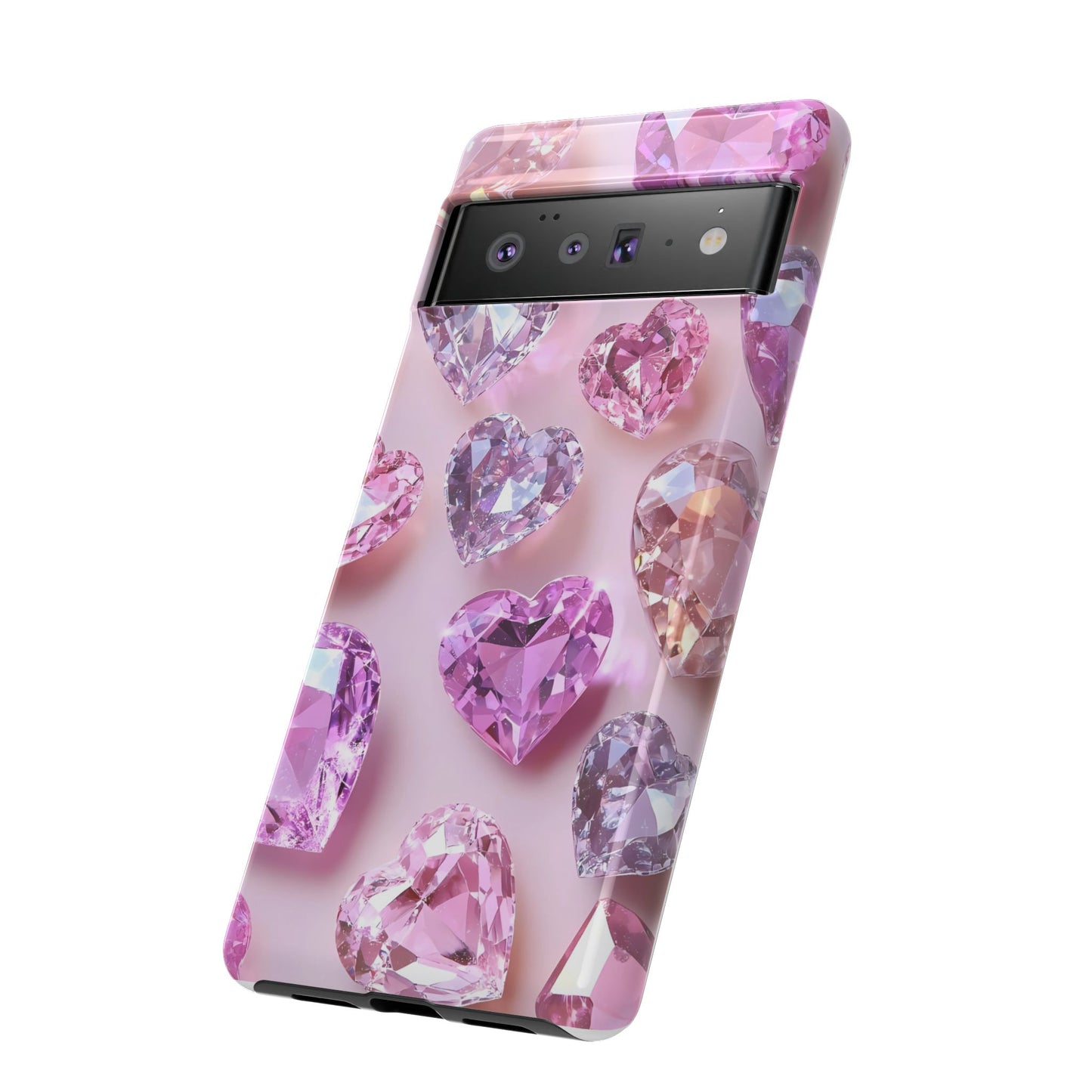 iPhone Case – Diamond Heart Design